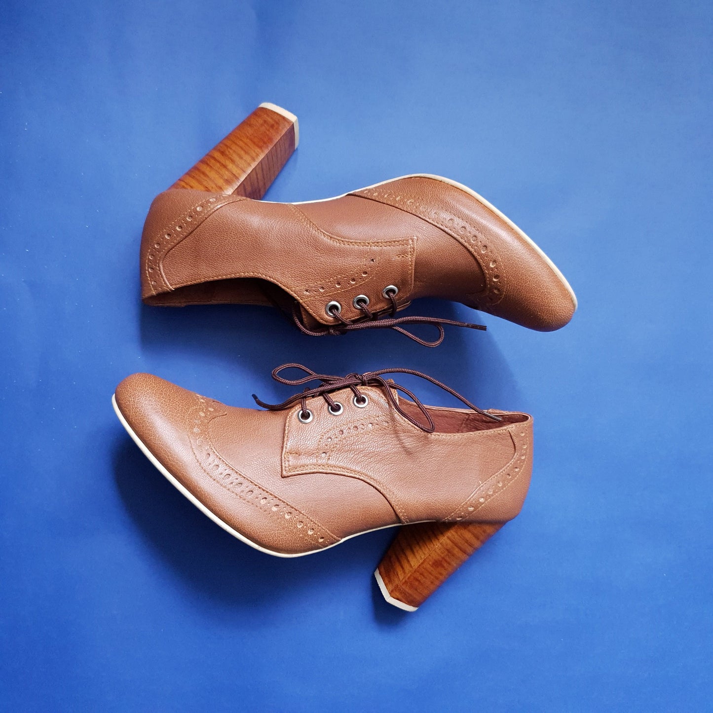 Wingtip Derby Heels