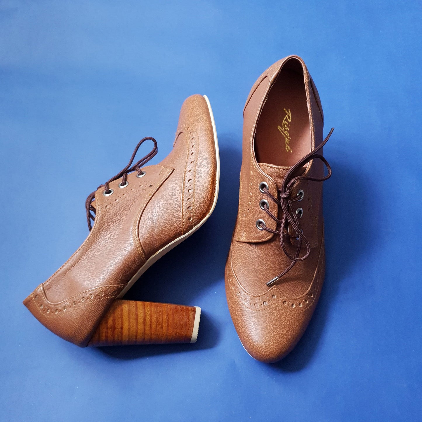 Wingtip Derby Heels