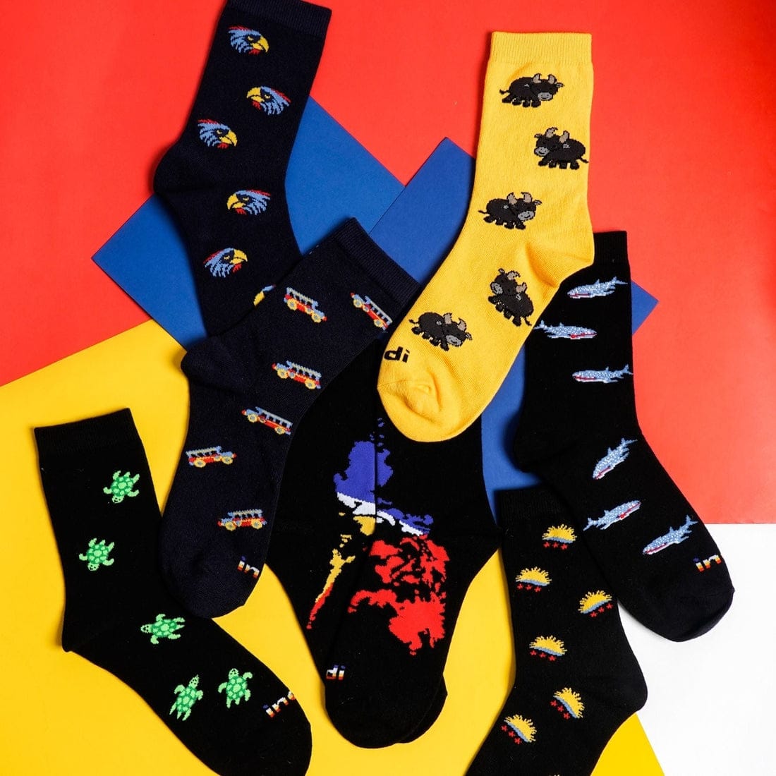 Philippine Map- INDI Heritage Socks (Adult)