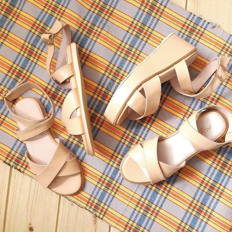 X-Strap Sandals (with or without platform)