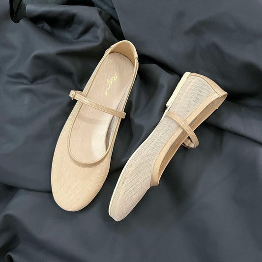 Mesh Mary Janes