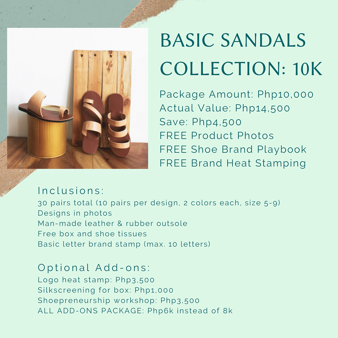 Basic Sandals Collection: 10k - Risque Manufacturing