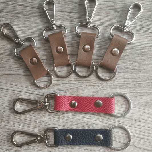 Leatherette Keychain w/ Doghook