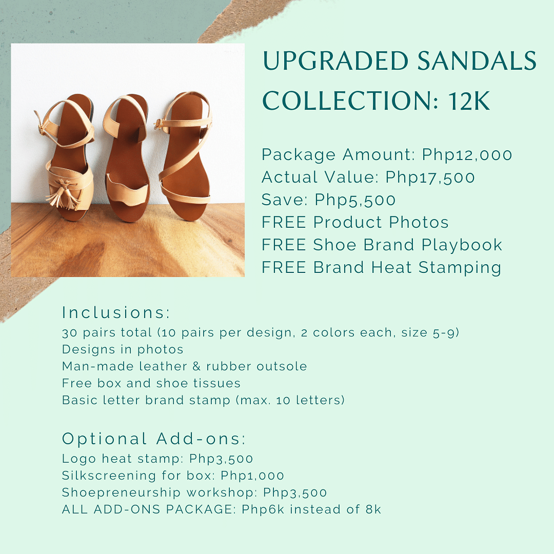 Upgraded Sandals Collection: 12k - Risque Manufacturing
