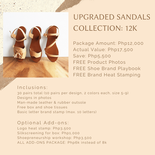 Upgraded Sandals Collection: 12k - Risque Manufacturing