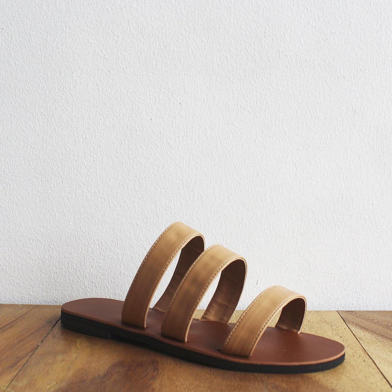 3-strap sandals