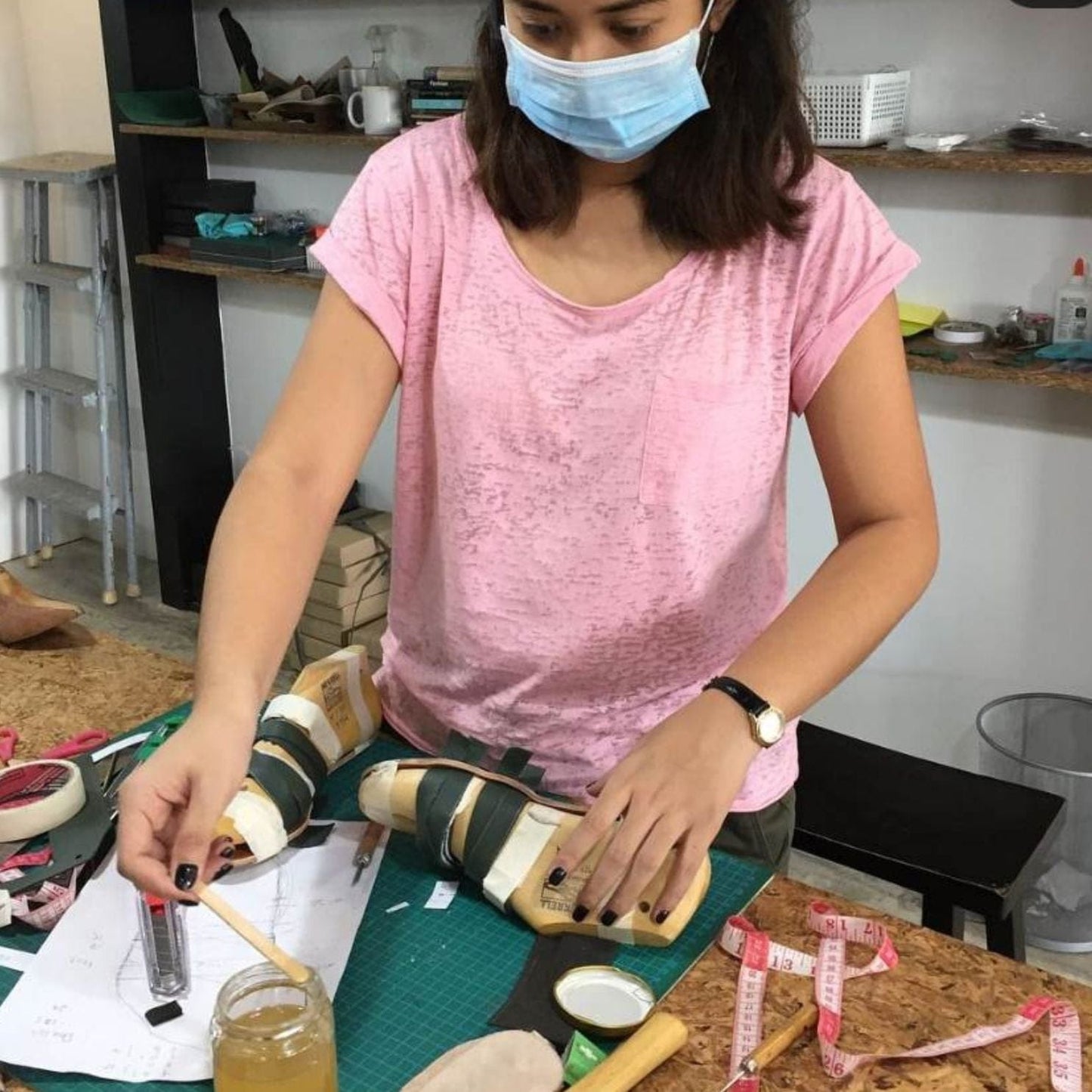Sandal-making workshop