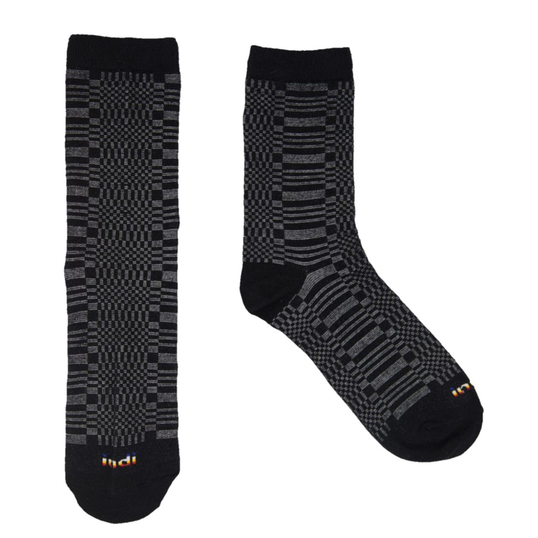 Binakul (Kusikus Black)- INDI Heritage Socks (Adult)