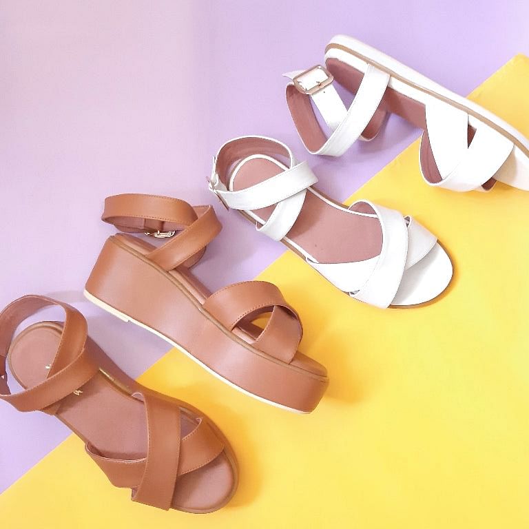 X-Strap Sandals (with or without platform)