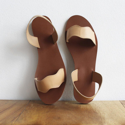 Scallop sandals